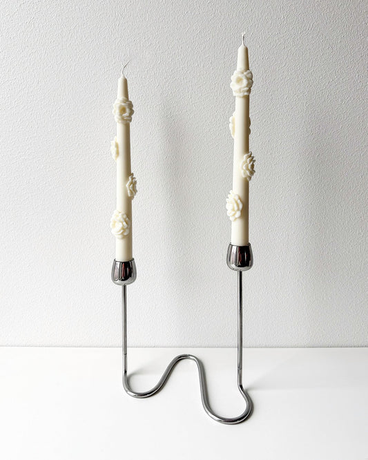 Camellia Taper Candle