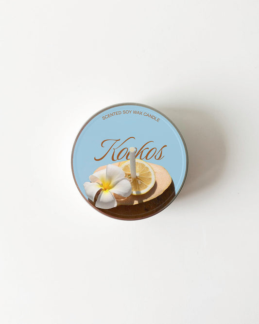 "Kookos" Candle 90g - Solaris Blanc Scent