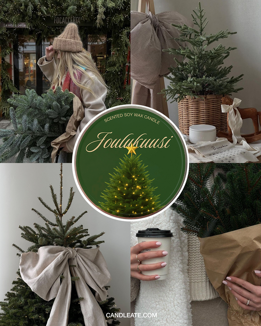 "Joulukuusi" Candle 90g - Christmas Tree Scent