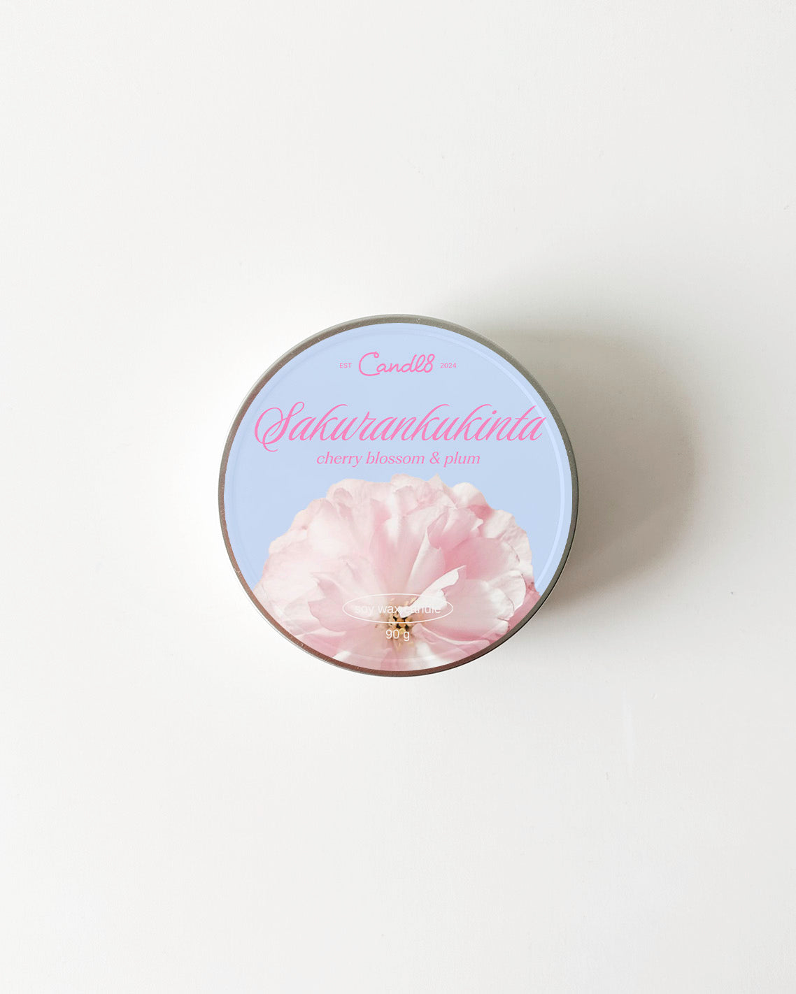 "Sakurankukinta" Candle 90g – Cherry Blossom & Plum Scent