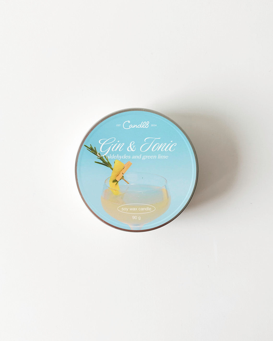 "Gin & Tonic" Candle 90g – Gin & Tonic Scent