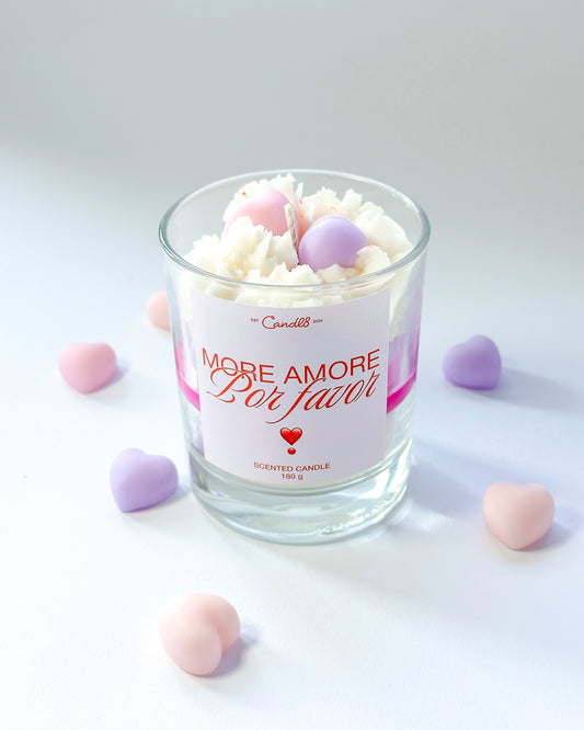More Amor Por Favor – Sweet Heart Dessert Candle