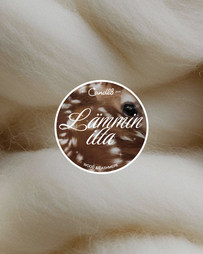 "Ilta Kotona" Candle 90g - Warm Woods & Cashmere Scent