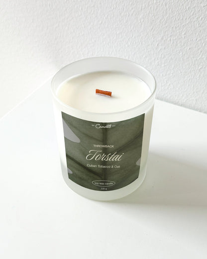 "Torstai" Candle 220g - Cuban Tobacco Scent