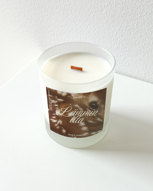 "Ilta Kotona" Candle 220g - Warm Woods & Cashmere Scent