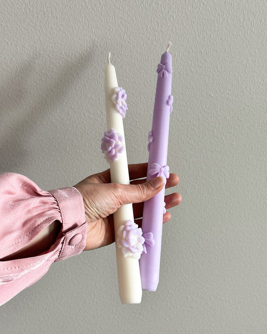Set of 2 Candles – Camellia & Bow