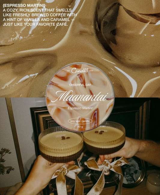"Maanantai" Candle 90g - Espresso Martini Scent