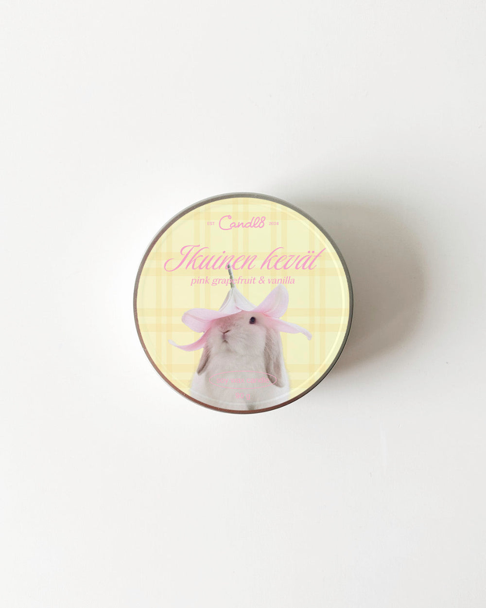 "Ikuinen kevät" Candle 90g – Grapefruit & Vanilla Scent