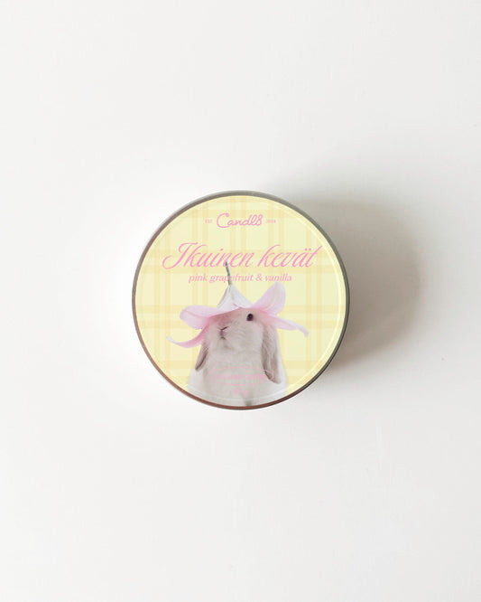 "Ikuinen kevät" Candle 90g – Grapefruit & Vanilla Scent