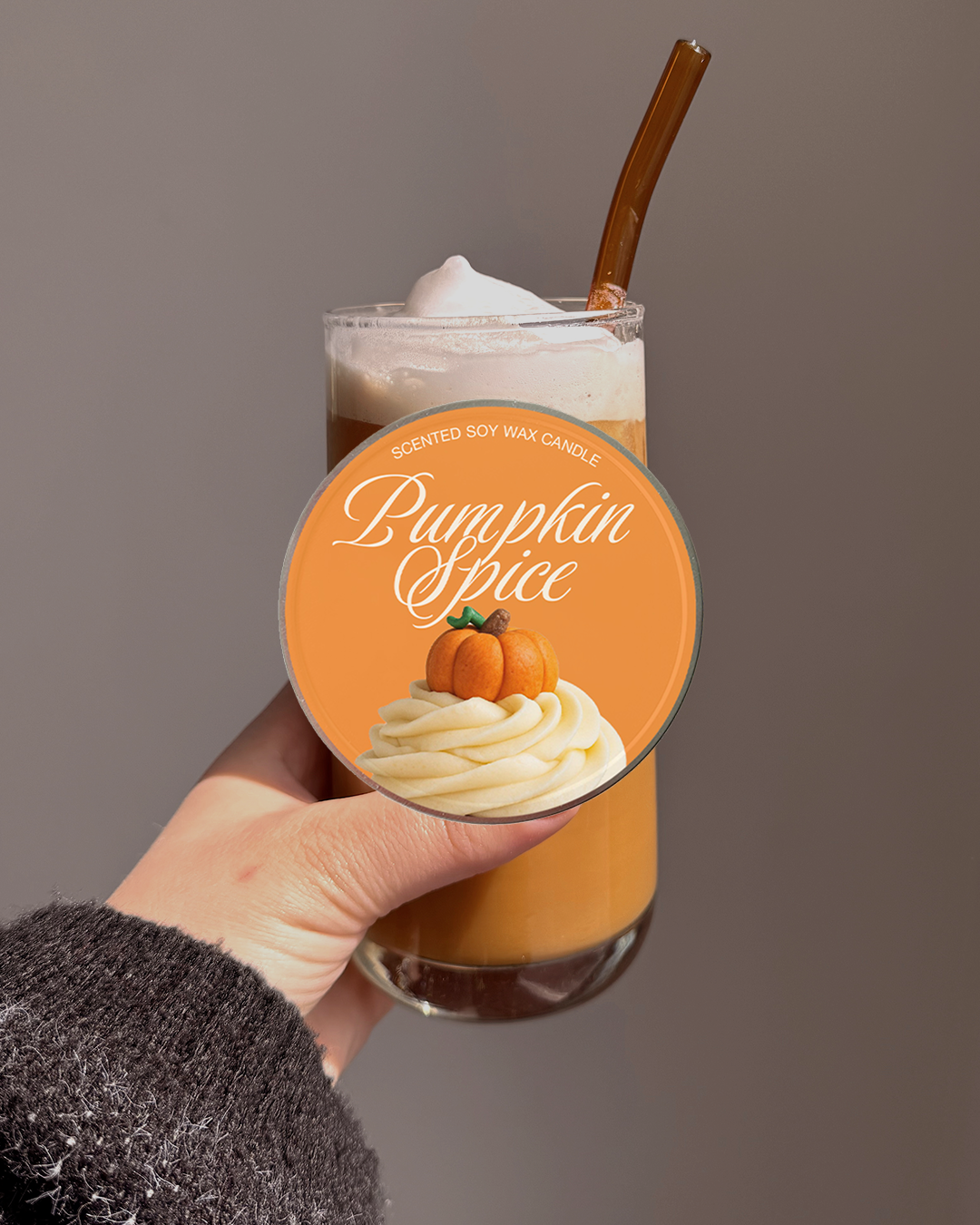 "Pumpkin Spice" Candle 90g - Pumpkin Spice Scent