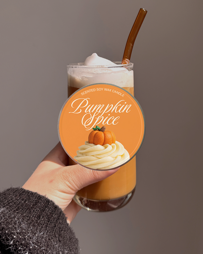 "Pumpkin Spice" Candle 90g - Pumpkin Spice Scent