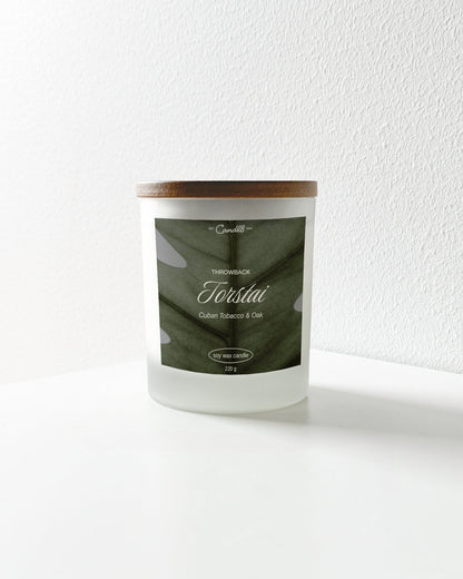 "Torstai" Candle 220g - Cuban Tobacco Scent