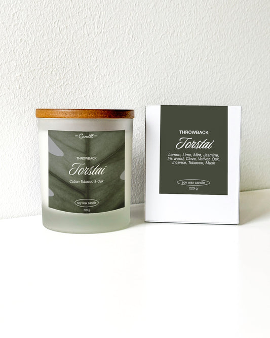 "Torstai" Candle 220g - Cuban Tobacco Scent
