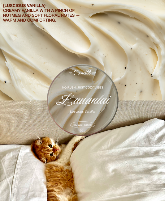 "Lauantai" Candle 90g - Luscious Vanilla Scent