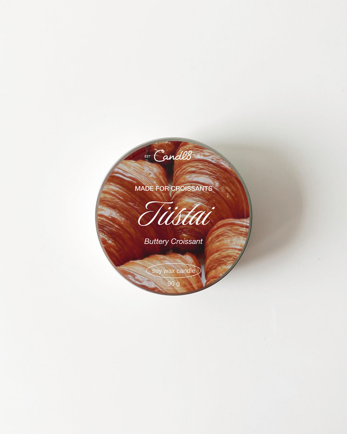 "Tiistai" Candle 90g - Buttery Croissant Scent