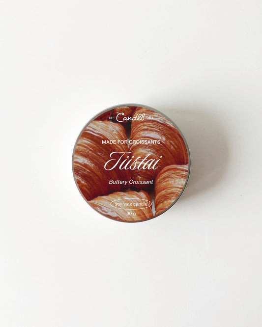 "Tiistai" Candle 90g - Buttery Croissant Scent