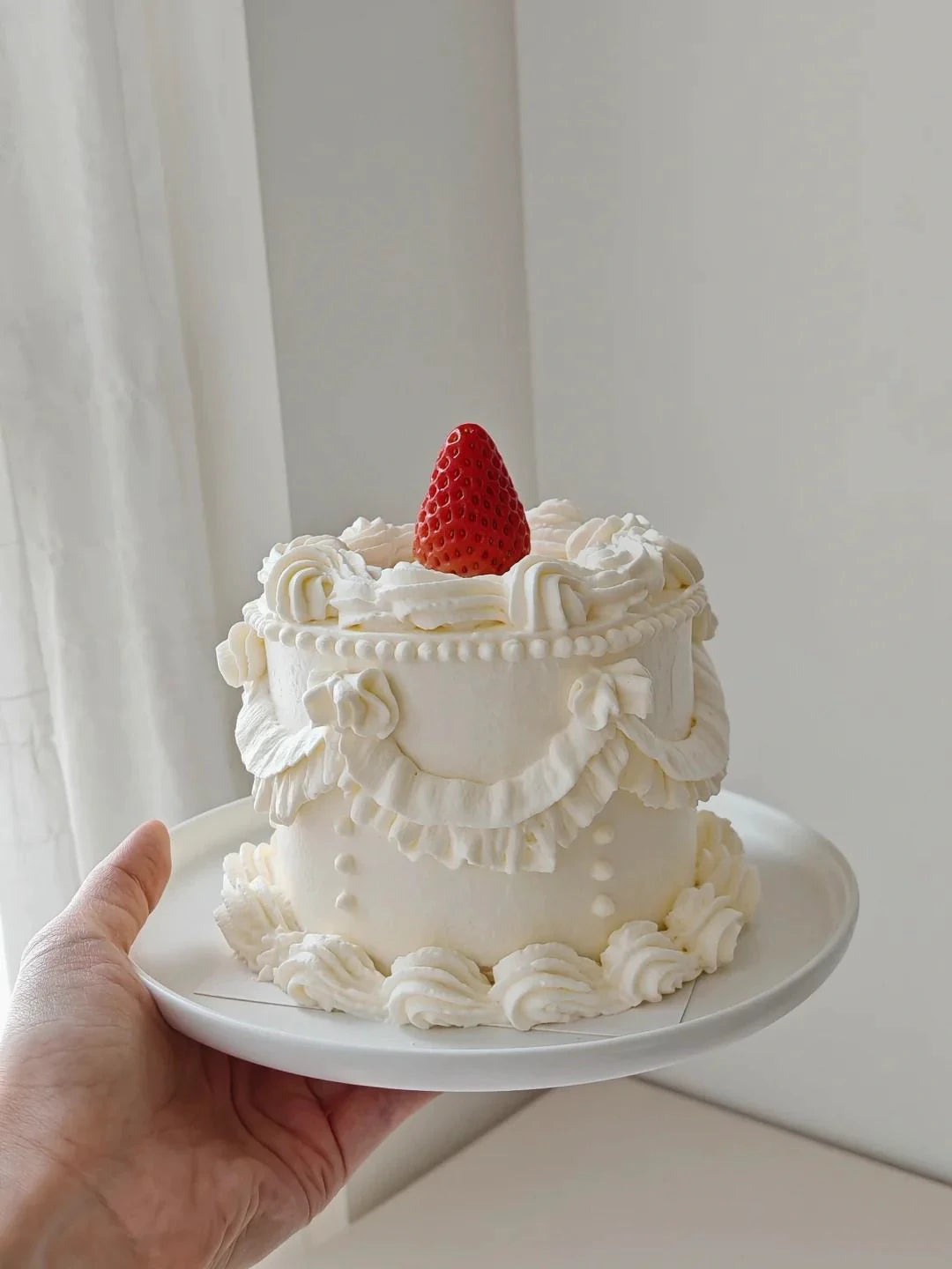Strawberry Cake Candles