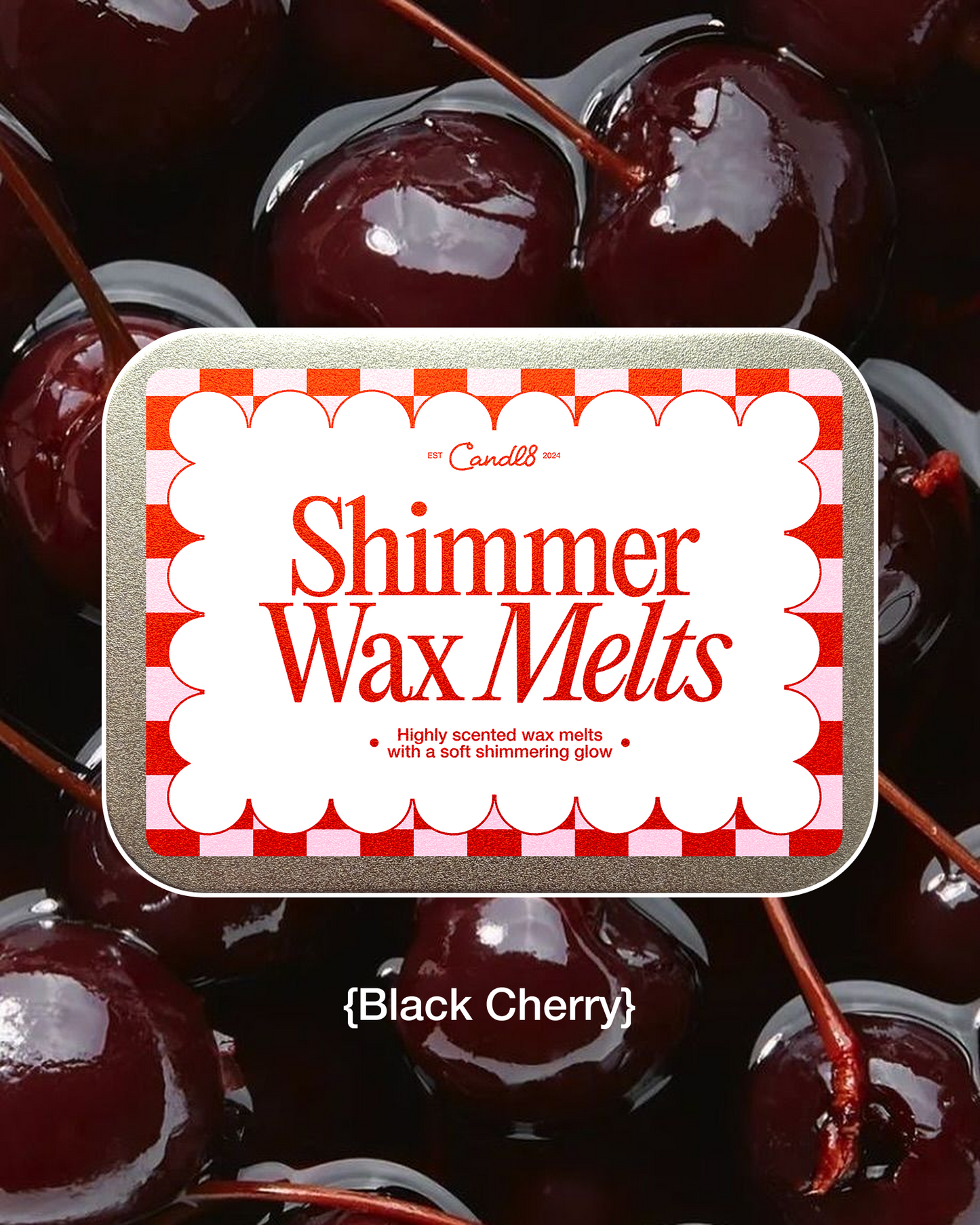Shimmer Wax Melts - Black Cherry Scent