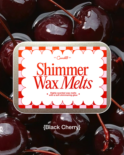 Shimmer Wax Melts - Black Cherry Scent