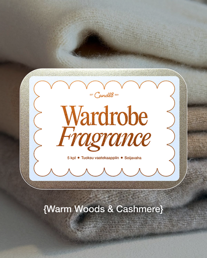 Wardrobe fragrance - Warm Woods & Cashmere Scent
