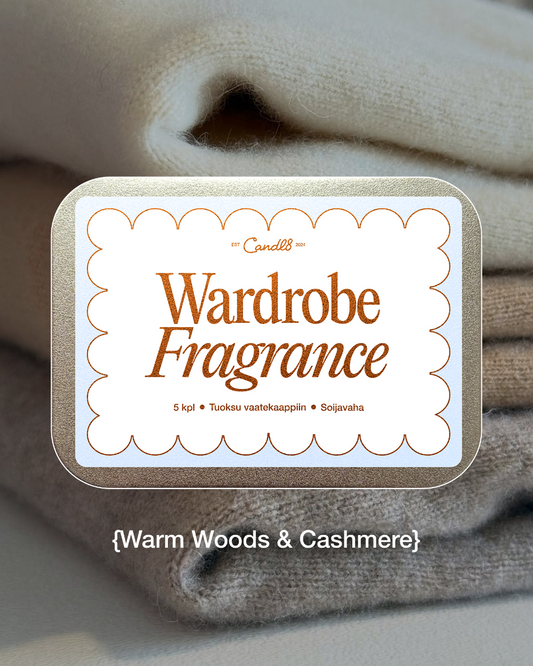 Wardrobe fragrance - Warm Woods & Cashmere Scent