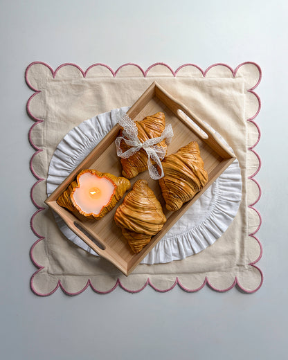 Croissant Candle with Buttery Croissant Scent