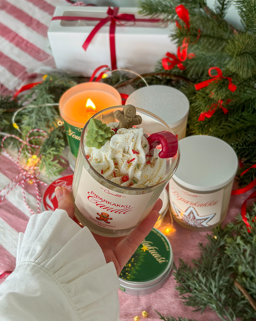 Piparkakku Dessert Candle