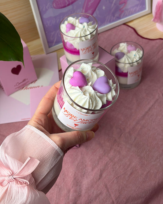 More Amor Por Favor – Sweet Heart Dessert Candle