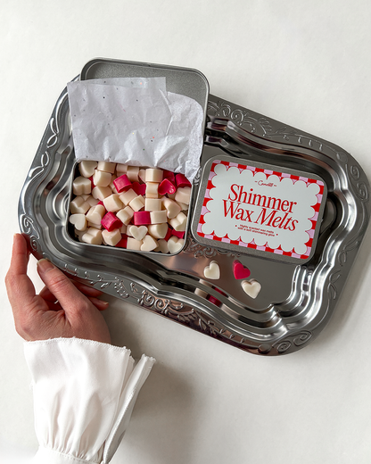 Shimmer Wax Melts - Rhubarb & Strawberry Scent