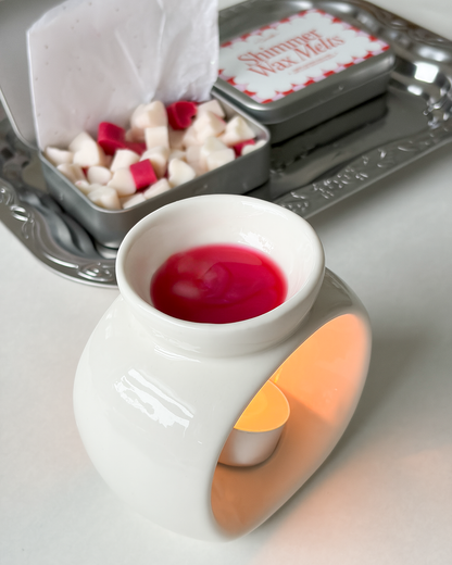 Shimmer Wax Melts - Rhubarb & Strawberry Scent