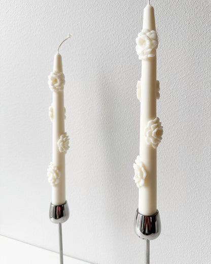 Camellia Taper Candle