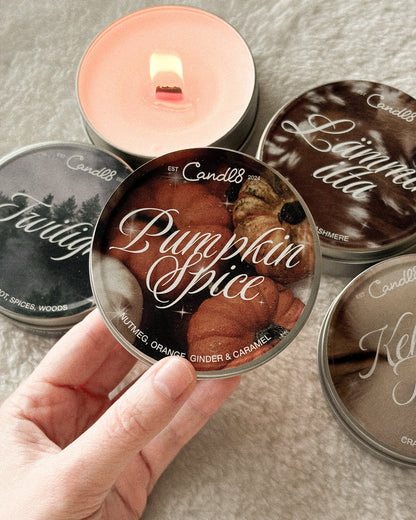 "Pumpkin Spice" Candle 90g - Pumpkin Spice Scent