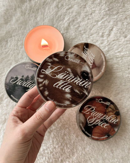 "Ilta Kotona" Candle 90g - Warm Woods & Cashmere Scent