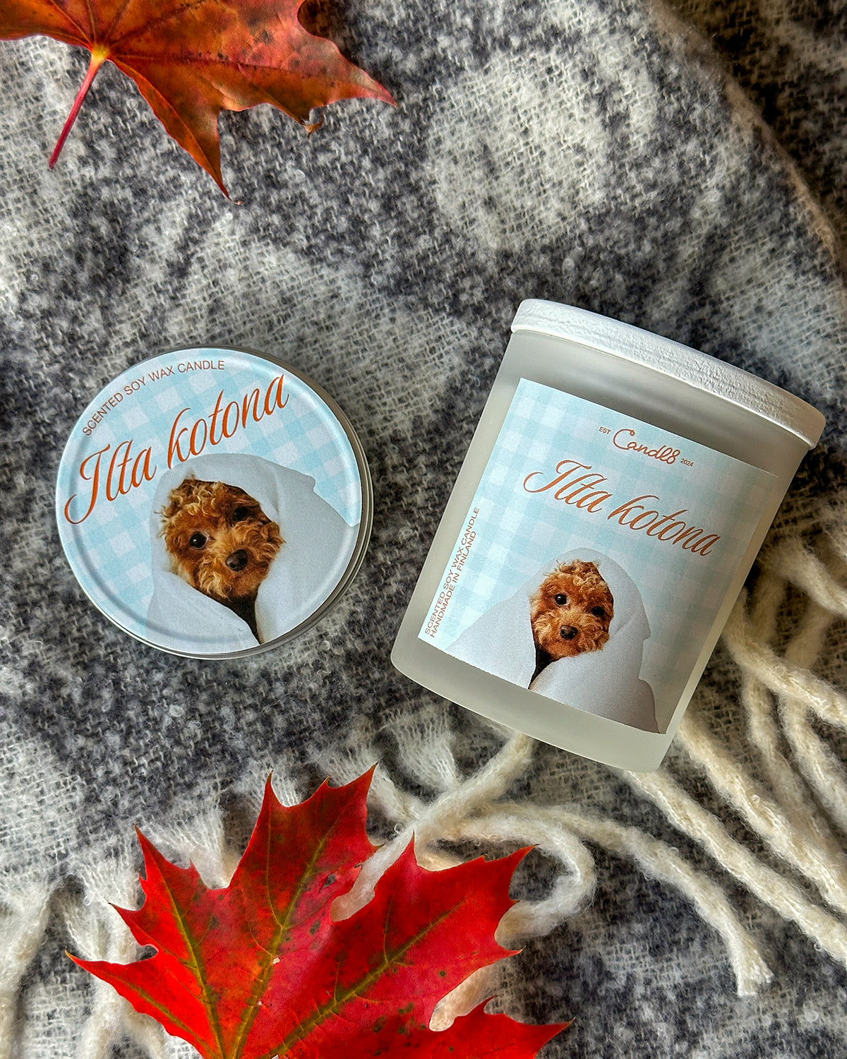 "Ilta Kotona" Candle 90g - Warm Woods & Cashmere Scent