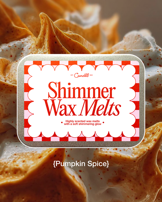 Shimmer Wax Melts - Pumpkin Spice Scent
