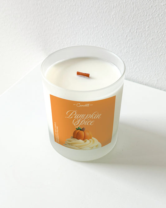 "Pumpkin Spice" Candle 220g - Pumpkin Spice Scent