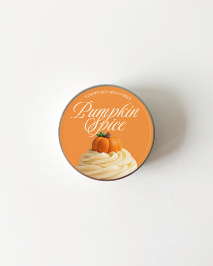 "Pumpkin Spice" Candle 90g - Pumpkin Spice Scent