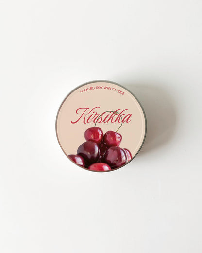 "Kirsikka" Candle 90g - Black Cherry Scent