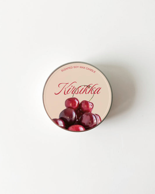 "Kirsikka" Candle 90g - Black Cherry Scent