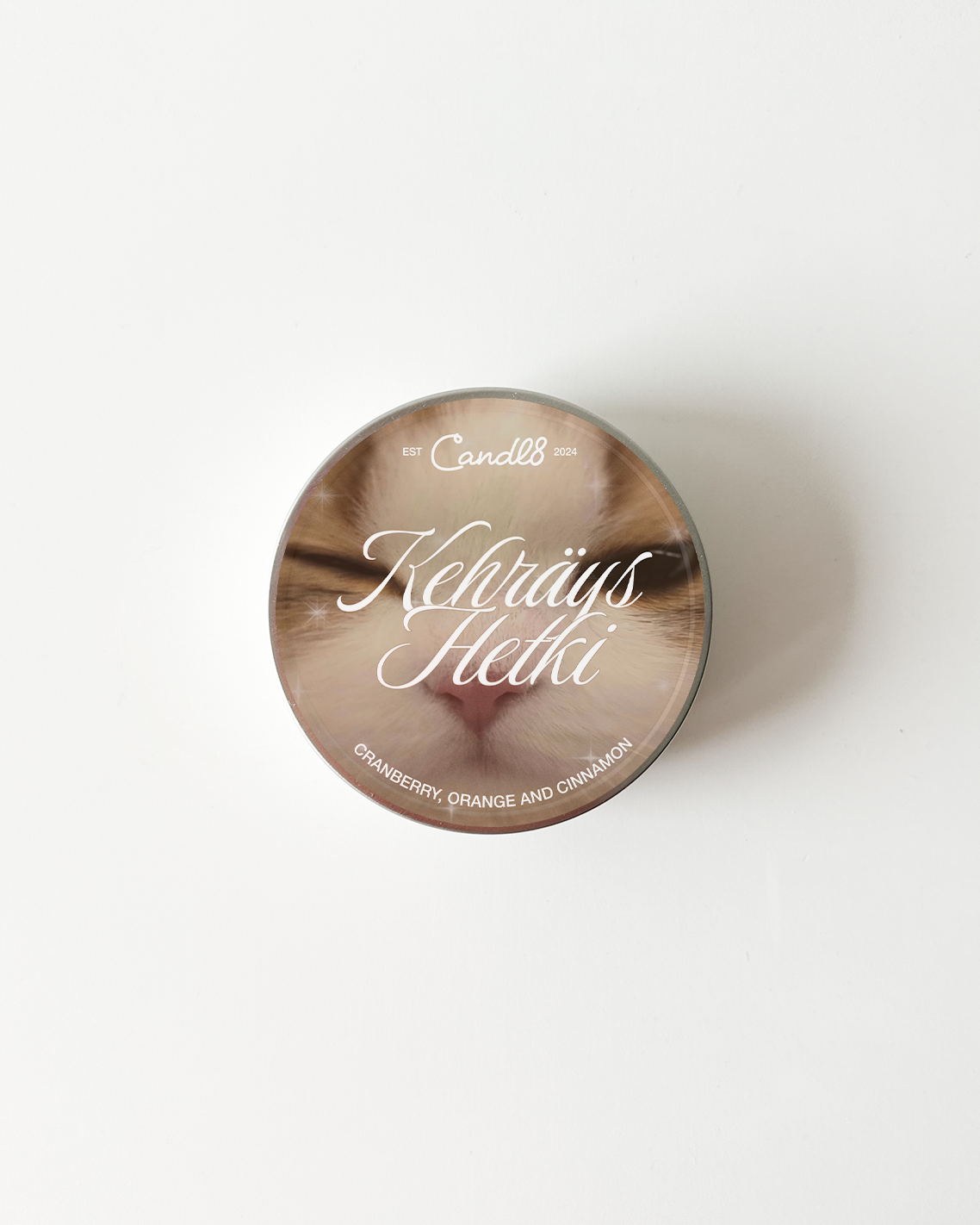 "Kehräyshetki" Candle 90g - Cranberry, Orange & Cinnamon Sent