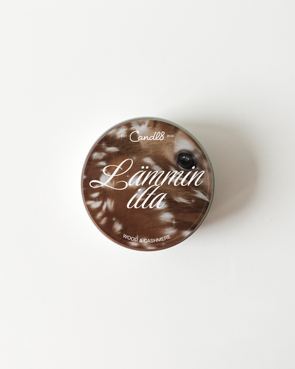 "Ilta Kotona" Candle 90g - Warm Woods & Cashmere Scent