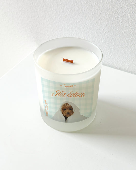 "Ilta Kotona" Candle 220g - Warm Woods & Cashmere Scent