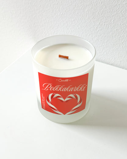 "Polkkakarkki" Candle 220g - Candy Cane Scent