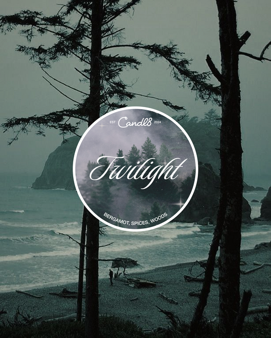 "Twilight" Candle 90g - Bergamot, Spices & Woods Scent